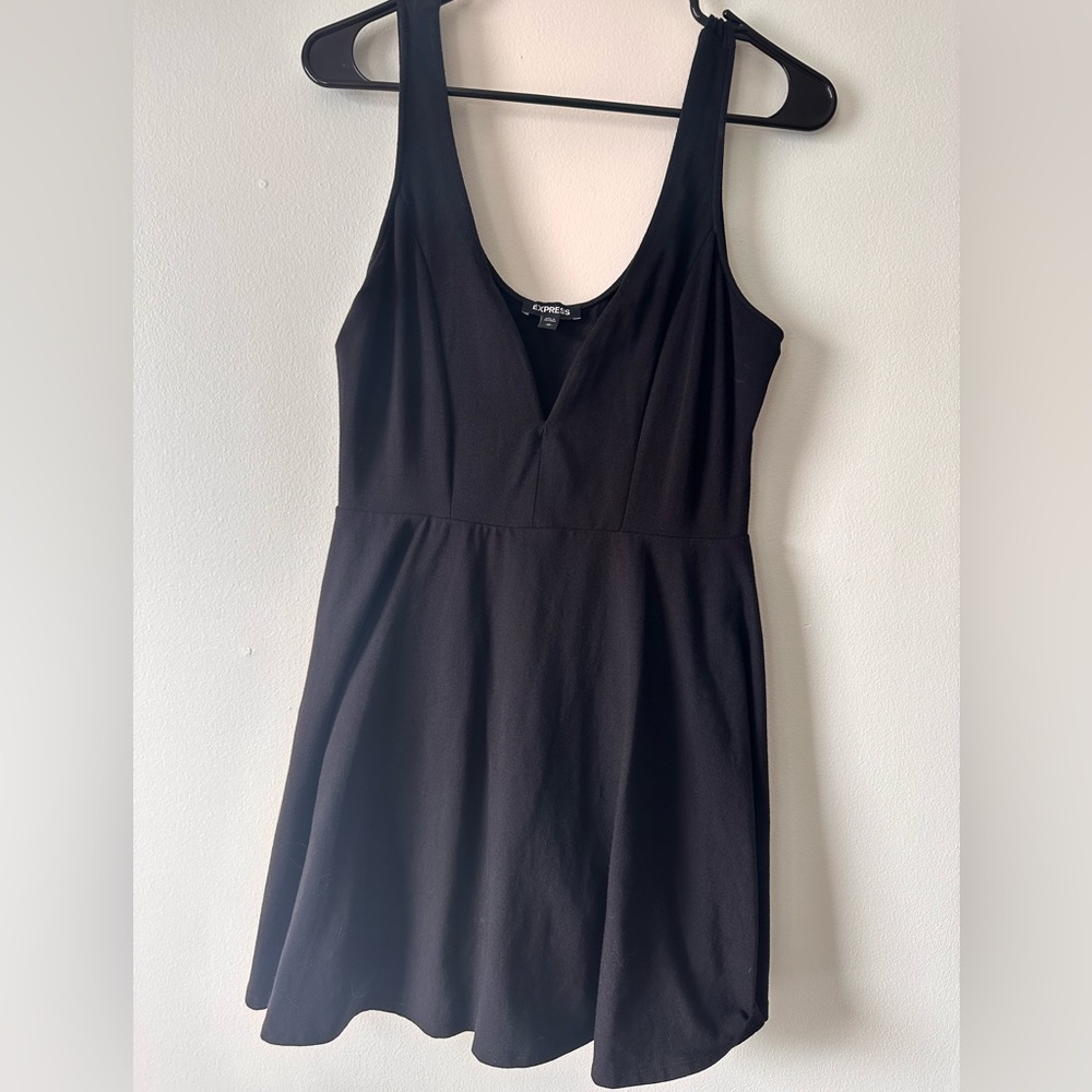 Express Black dress with built in shorts underneath